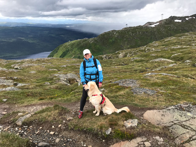 Liten paus på fjället.