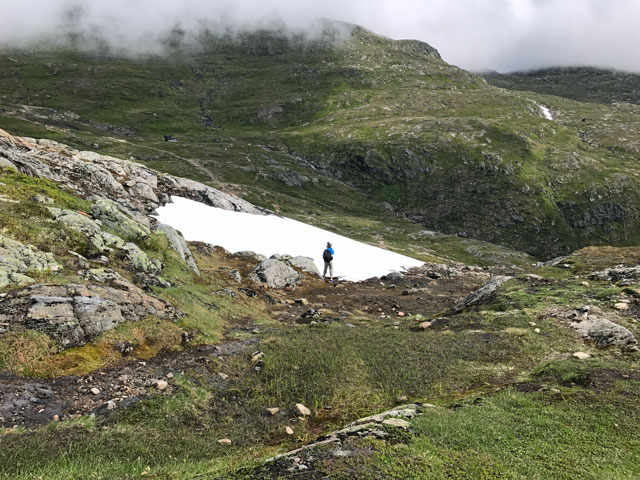 Snötäcke på Åreskutan