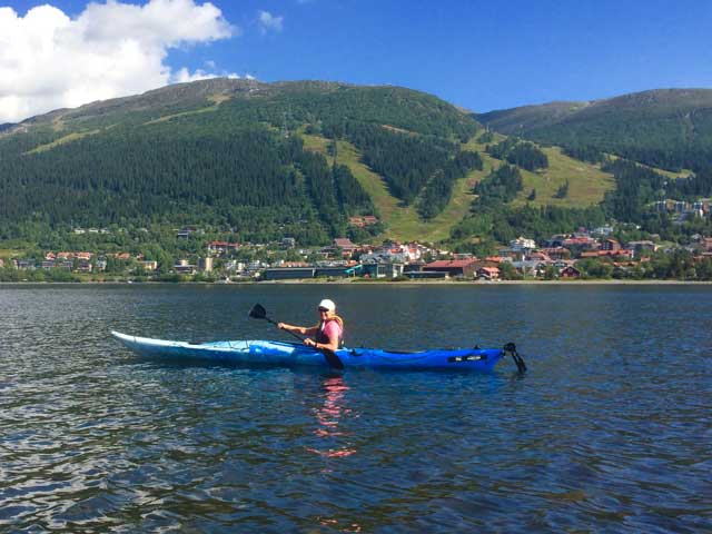 Kajakpaddling i Åresjön