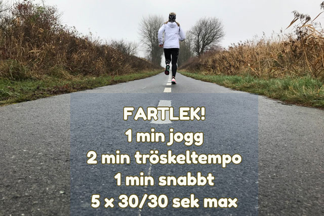 Intervallträning med fartlek för att springa snabbare