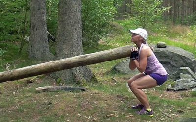 Utomhusträning i skogen och på utegym