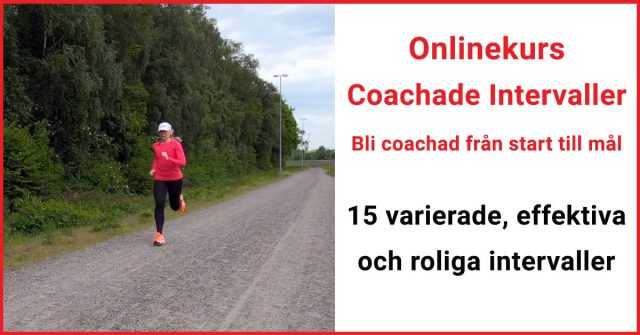 Onlinekurs coachade intervaller från start till mål!